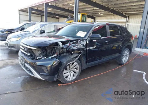 2020 Volkswagen Atlas Cross Sport 2.0T Se W/Technology/2.0T Se W/Technology R-Line from USA, damaged, VIN 1V26C2CA9LC202743